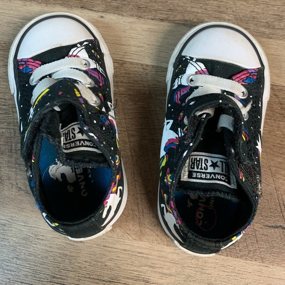 Converse Unicorn Rainbow Todder Sneakers - Picture 2 of 5